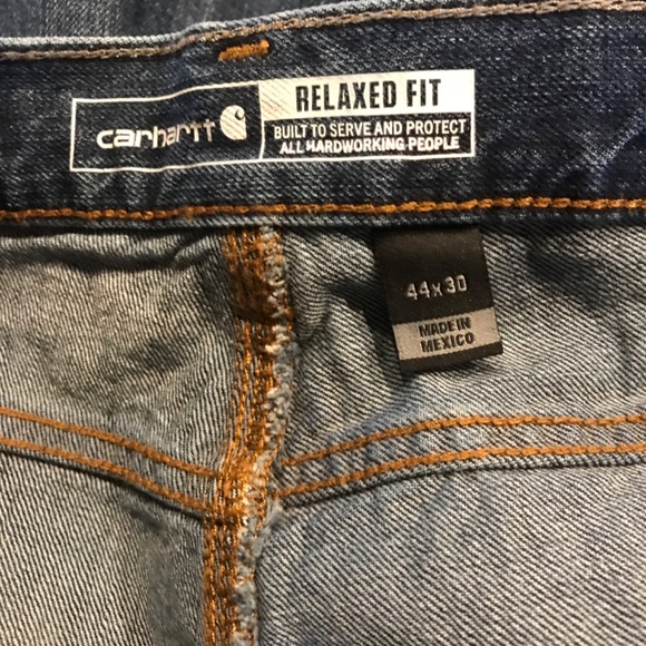 CARHARTT NWOT MENS 44W X 30L RELAXED FIT JEANS - Picture 4 of 4